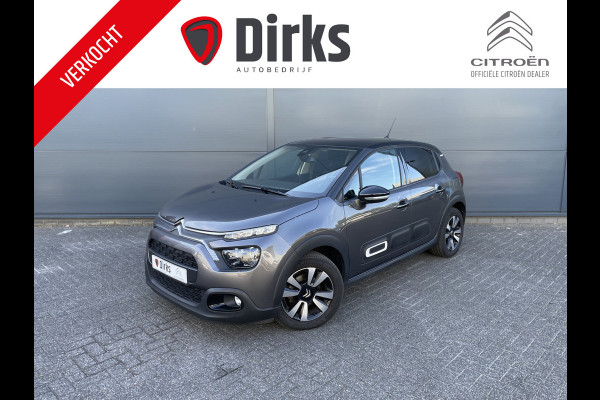 Citroën C3 110pk Max (Keyless Entry - Camera - LED - Automatische Airco - Apple Carplay - Navigatie)