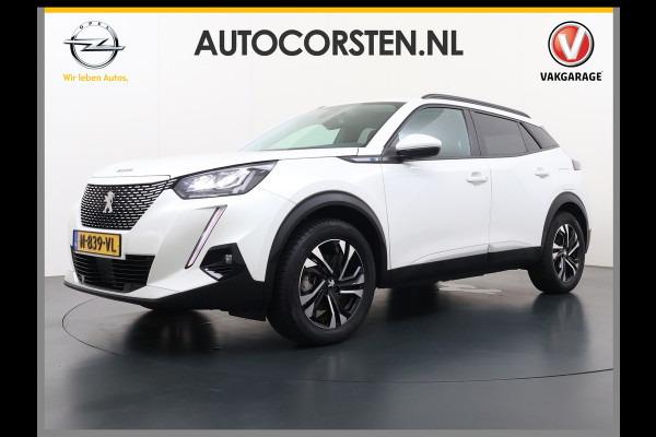 Peugeot e-2008 EV Allure Pack 50kWh SOH 95% 3-Fase 360°Camera 3D-Navi Apple Carplay Android Auto Ecc Cruise Control Pdc Keyless Privacy Glas Lmv Led DAB+ Bluetooth Lane Assist Isofix Rijstrooksensor Origineel Nederlandse Auto