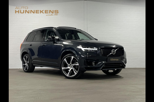 Volvo XC90 2.0 T8 Recharge AWD R-Design *long rang* Luchtvering | Trekhaak | Open dak | Adapt. cruise | Stoel-/stuurverwarming | 360 camera | Stoelventilatie | 22" wielen