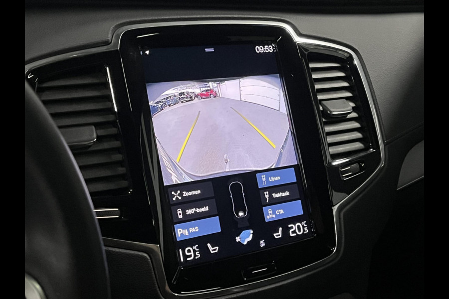 Volvo XC90 2.0 T8 Recharge AWD R-Design *long rang* Luchtvering | Trekhaak | Open dak | Adapt. cruise | Stoel-/stuurverwarming | 360 camera | Stoelventilatie | 22" wielen