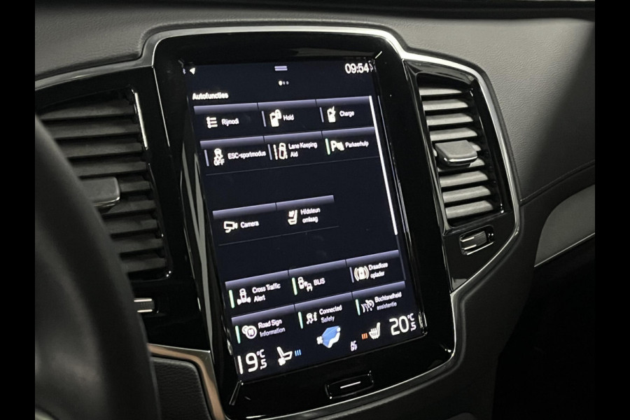Volvo XC90 2.0 T8 Recharge AWD R-Design *long rang* Luchtvering | Trekhaak | Open dak | Adapt. cruise | Stoel-/stuurverwarming | 360 camera | Stoelventilatie | 22" wielen