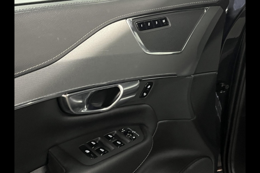 Volvo XC90 2.0 T8 Recharge AWD R-Design *long rang* Luchtvering | Trekhaak | Open dak | Adapt. cruise | Stoel-/stuurverwarming | 360 camera | Stoelventilatie | 22" wielen