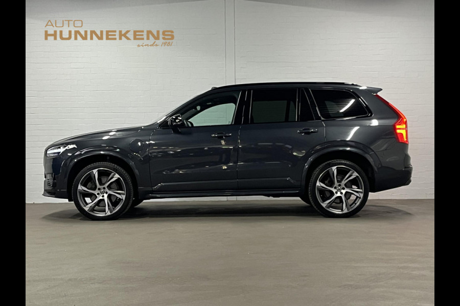 Volvo XC90 2.0 T8 Recharge AWD R-Design *long rang* Luchtvering | Trekhaak | Open dak | Adapt. cruise | Stoel-/stuurverwarming | 360 camera | Stoelventilatie | 22" wielen