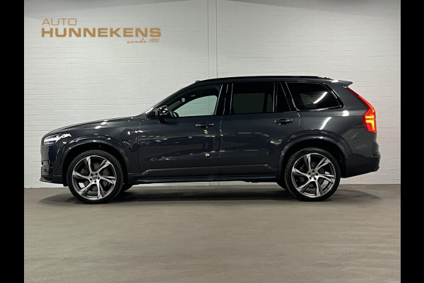 Volvo XC90 2.0 T8 Recharge AWD R-Design *long rang* Luchtvering | Trekhaak | Open dak | Adapt. cruise | Stoel-/stuurverwarming | 360 camera | Stoelventilatie | 22" wielen