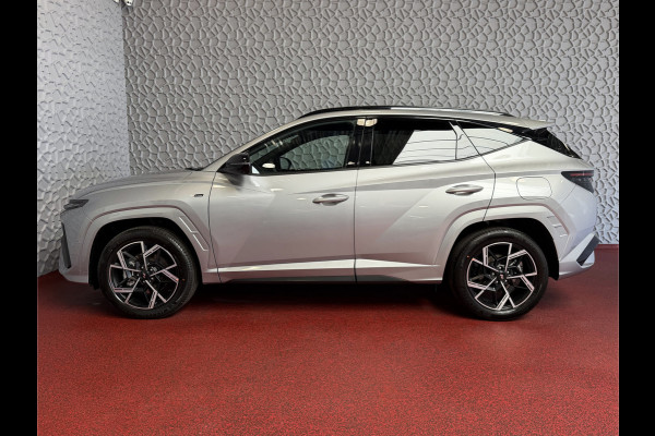 Hyundai Tucson .6 T-GDI PHEV N-LINE NIEUW 360CAM ELEK.KLEP MEMORY STOEL VERWARMD/KOELING SUBWFR 19" LMV ZWARTE HEMEL STUURVERW. PLUG IN HYBRIDE