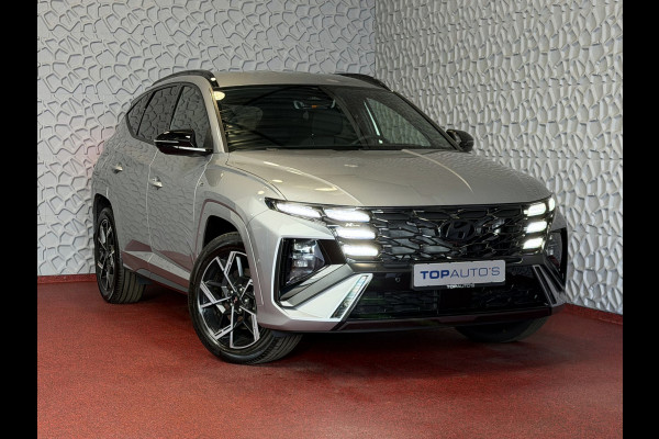 Hyundai Tucson .6 T-GDI PHEV N-LINE NIEUW 360CAM ELEK.KLEP MEMORY STOEL VERWARMD/KOELING SUBWFR 19" LMV ZWARTE HEMEL STUURVERW. PLUG IN HYBRIDE