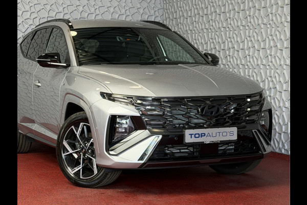 Hyundai Tucson .6 T-GDI PHEV N-LINE NIEUW 360CAM ELEK.KLEP MEMORY STOEL VERWARMD/KOELING SUBWFR 19" LMV ZWARTE HEMEL STUURVERW. PLUG IN HYBRIDE