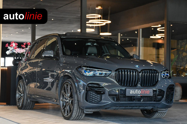 BMW X5 XDrive45e M-Sport, Massage, Laser, 22" Vossen, Comfort, Shadow, Luchtvering, Trekhaak, Pano, Ventilatie, Keyless, ACC, Full