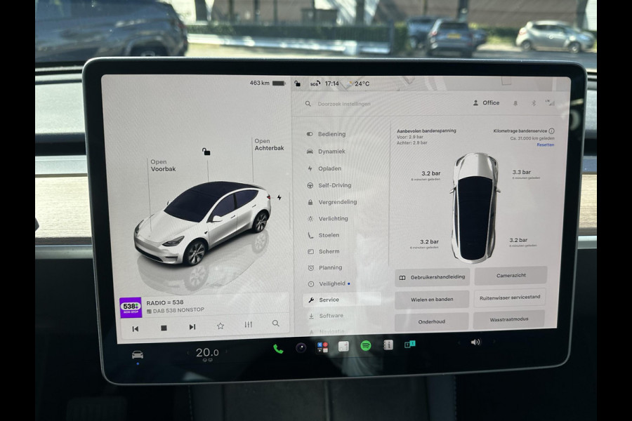 Tesla Model Y Long Range Dual AWD VAN: 39.900,- VOOR: 36.770,- UW WKVOORDEEL: 3.130,- | SOH 95% | AFNEEMBARE TREKHAAK|  RIJKLAAR GELEVERD | 12 MND BOVAG GARANTIE | TESLA GARANTIE ACCU + AANDRIJFLIJN T/M 08-2031/ 192.000KM|
