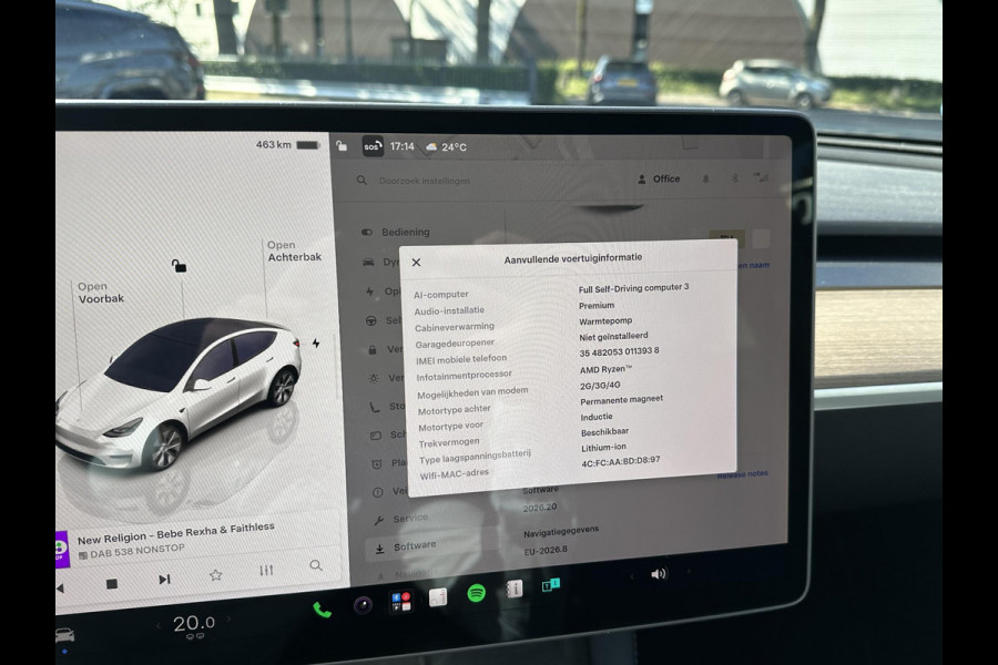 Tesla Model Y Long Range Dual AWD VAN: 39.900,- VOOR: 36.770,- UW WKVOORDEEL: 3.130,- | SOH 95% | AFNEEMBARE TREKHAAK|  RIJKLAAR GELEVERD | 12 MND BOVAG GARANTIE | TESLA GARANTIE ACCU + AANDRIJFLIJN T/M 08-2031/ 192.000KM|
