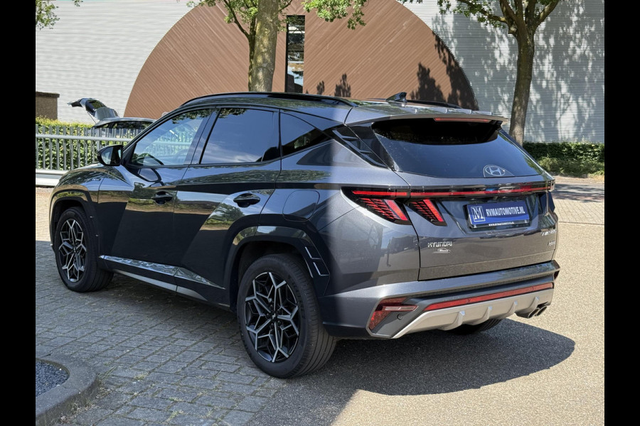 Hyundai Tucson 1.6 T-GDI HEV N Line VAN: 36.900,- VOOR: 34.877,- UW WKVOORDEEL: 2.023,-| PANO |DEALER ONDERHOUDEN| HYUNDAI GARANTIE T/M 02-2028| STOELVENTILATIE + VERWARMING| CAMERA | FULL OPTIONS| ACHTERBANK VERWARMD