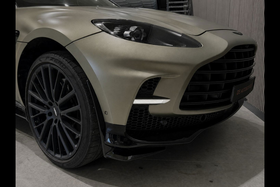Aston Martin Dbx 4.0 V8 707 / Fabrieksgarantie tot 26.10.2026 / Matt groen / 360 Camera / Carbon delen
