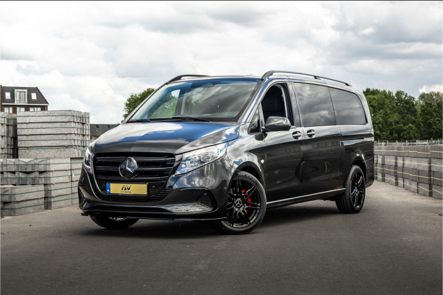 Mercedes-Benz Vito 119 CDI DC L3 XL | AMG | L+R Schuifdeur | Dubbel cabine | 5-Zitter | Navigatie | CarPlay | Camera | Lederen bekleding | Stoelver | 2500 kg trekgewicht | Trekhaak | Multibeam Led | PDC V+A