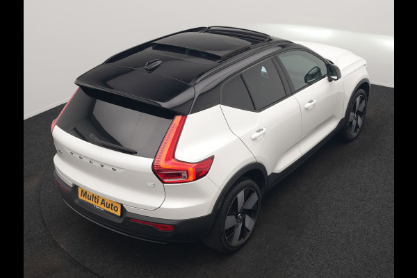 Volvo XC40 Recharge Ultimate 69 kWh 231pk Dealer O.H. | Panodak | Adaptive Cruise | Warmtepomp | 360 Camera | Harman / Kardon | Alcantara Sportstoelen Memory & Verwarmd | Stuur Verwarmd | Keyless | Blis | Apple Carplay | Google Assistent |