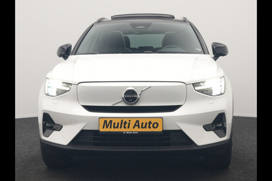 Volvo XC40 Recharge Ultimate 69 kWh 231pk Dealer O.H. | Panodak | Adaptive Cruise | Warmtepomp | 360 Camera | Harman / Kardon | Alcantara Sportstoelen Memory & Verwarmd | Stuur Verwarmd | Keyless | Blis | Apple Carplay | Google Assistent |
