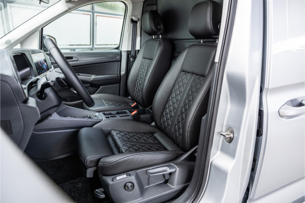 Volkswagen Caddy Cargo 2.0 TDI DSG | L+R Schuifdeur | ACC | Side Assist | Lane Assist | Virtual Cockpit | Camera | CarPlay | Stoelverwarming | LED Koplampen | Sidebars | Spoilerkit | DAB | Fabrieksgarantie | Facelift model | BPM Vrij