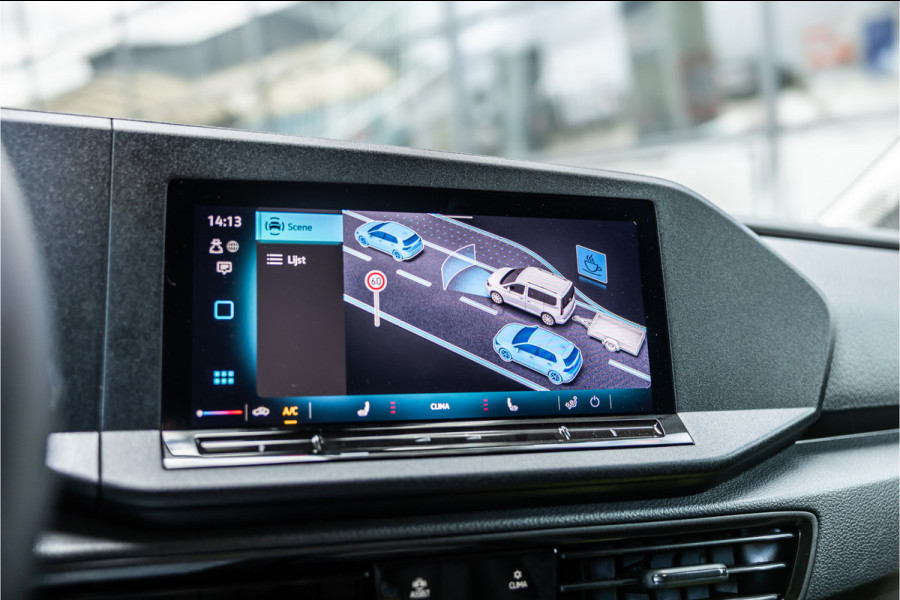 Volkswagen Caddy Cargo 2.0 TDI DSG | L+R Schuifdeur | ACC | Side Assist | Lane Assist | Virtual Cockpit | Camera | CarPlay | Stoelverwarming | LED Koplampen | Sidebars | Spoilerkit | DAB | Fabrieksgarantie | Facelift model | BPM Vrij