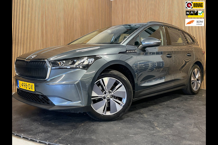 Škoda ENYAQ iV 60|89% SOH|1/2 LEDER|PANO|ACC|ELEK.INTERIEUR|STOEL+STUURVERW|CAMERA|CARPLAY|NAVIGATIE|NAP|INCLUSIEF BTW|1e EIGENAAR