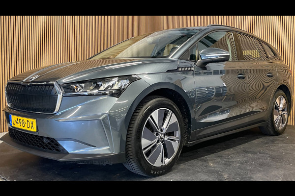 Škoda ENYAQ iV 60|89% SOH|1/2 LEDER|PANO|ACC|ELEK.INTERIEUR|STOEL+STUURVERW|CAMERA|CARPLAY|NAVIGATIE|NAP|INCLUSIEF BTW|1e EIGENAAR