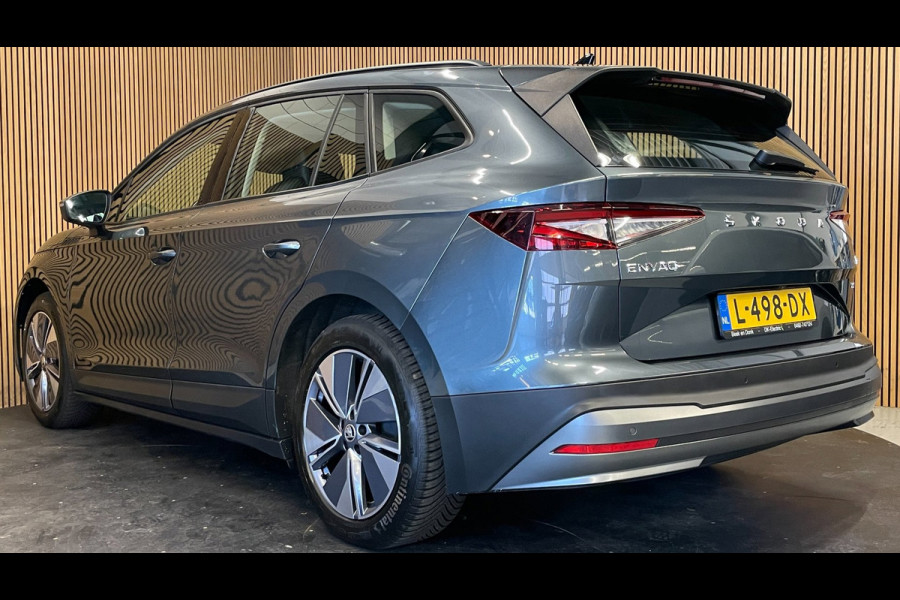 Škoda ENYAQ iV 60|89% SOH|1/2 LEDER|PANO|ACC|ELEK.INTERIEUR|STOEL+STUURVERW|CAMERA|CARPLAY|NAVIGATIE|NAP|INCLUSIEF BTW|1e EIGENAAR