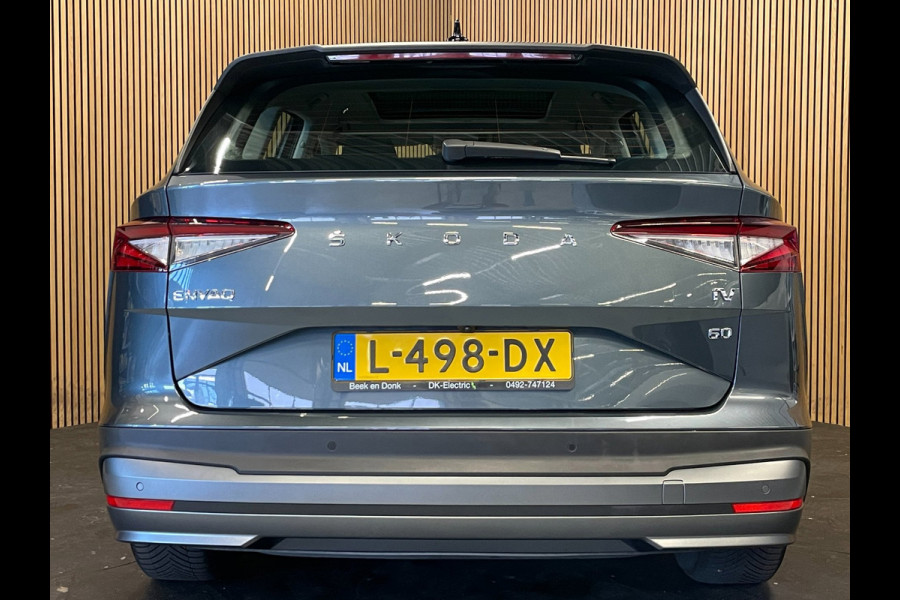 Škoda ENYAQ iV 60|89% SOH|1/2 LEDER|PANO|ACC|ELEK.INTERIEUR|STOEL+STUURVERW|CAMERA|CARPLAY|NAVIGATIE|NAP|INCLUSIEF BTW|1e EIGENAAR