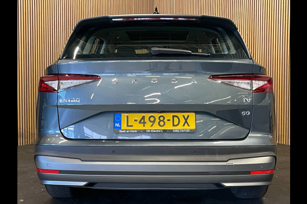 Škoda ENYAQ iV 60|89% SOH|1/2 LEDER|PANO|ACC|ELEK.INTERIEUR|STOEL+STUURVERW|CAMERA|CARPLAY|NAVIGATIE|NAP|INCLUSIEF BTW|1e EIGENAAR