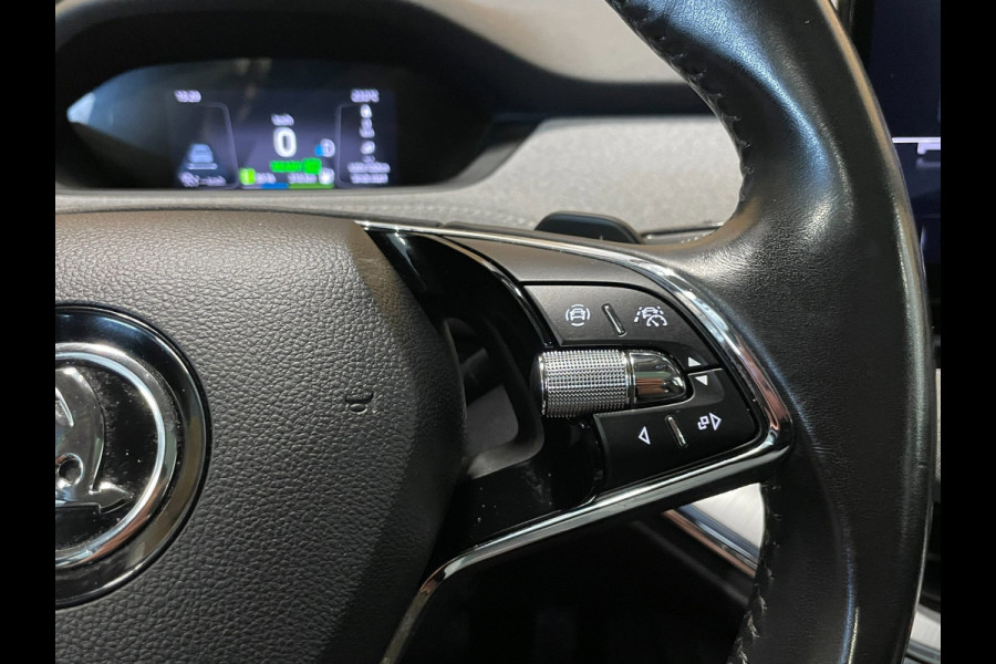 Škoda ENYAQ iV 60|89% SOH|1/2 LEDER|PANO|ACC|ELEK.INTERIEUR|STOEL+STUURVERW|CAMERA|CARPLAY|NAVIGATIE|NAP|INCLUSIEF BTW|1e EIGENAAR