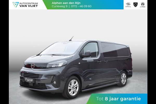 Opel Vivaro Electric L3 75 kWh DC | DUBBELE CABINE | BETIMMERING | SIDE BARS | 2 SCHUIFDEUREN | TREKHAAK | STOELVERWARMING | CAMERA | NAVI |
