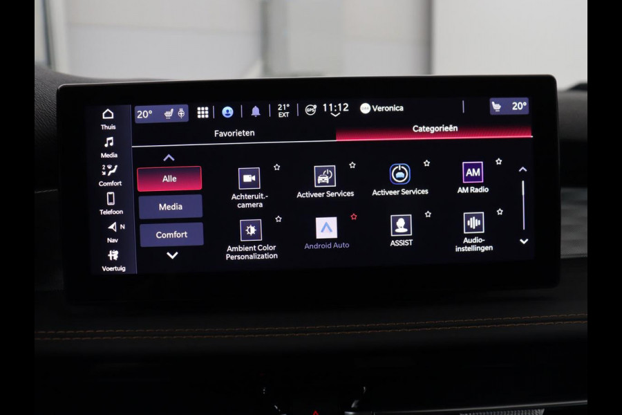 Alfa Romeo Tonale 1.3T PHEV Veloce 280PK Aut. Half Leder | Navi | DAB | Camera | Virtual Display | Navi | Carplay | Trekhaak | Climate Control | Stoelverwarming | Stuurverwarming