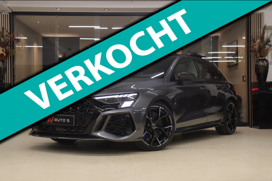 Audi A3 Sportback 2.5 TFSI RS 3 quattro HULK PANO/KERAMISCH/B&O/HUD/CARBONSPOILER/VOL