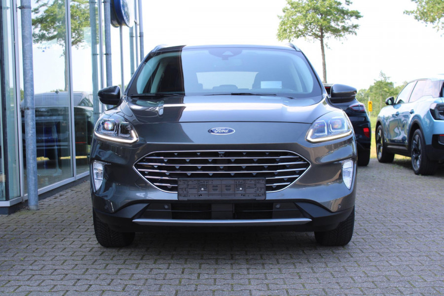 Ford Kuga 2.5 PHEV Titanium X | Wegklapbare trekhaak | Winter Pack | Adaptive cruise control | Dodehoeksesoren | Half leder | Bang&Olufsen