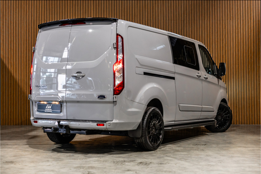 Ford Transit Custom 300 2.0 TDCI 170 PK L2H1 Limited DC | Dubbel cabine | L+R Schuifdeur | ACC | Elek stoelen | CarPlay | Dodehoekdetectie | Navigatie | Stoelverwarming | Lederen bekleding | Orig. NL Auto | Nieuwe APK | NAP Logisch