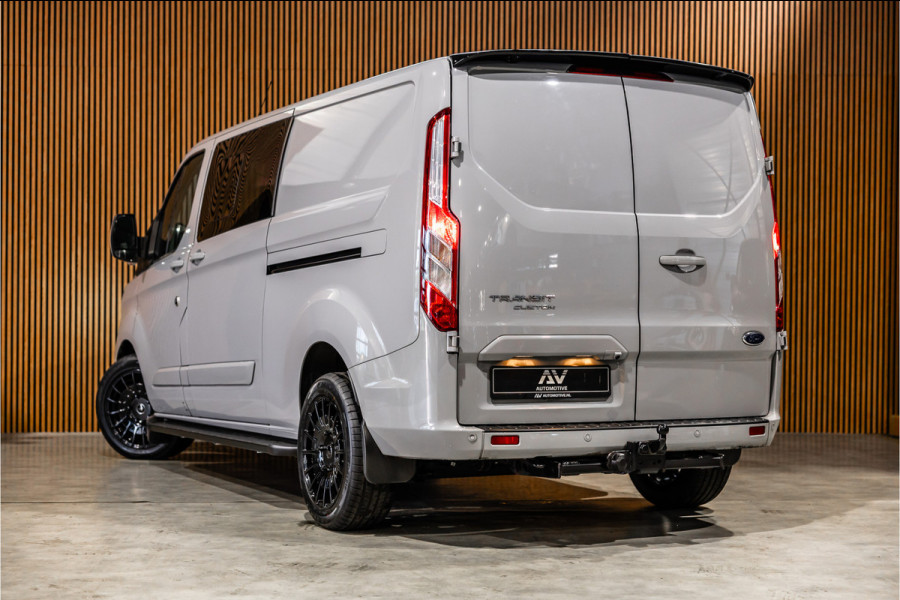 Ford Transit Custom 300 2.0 TDCI 170 PK L2H1 Limited DC | Dubbel cabine | L+R Schuifdeur | ACC | Elek stoelen | CarPlay | Dodehoekdetectie | Navigatie | Stoelverwarming | Lederen bekleding | Orig. NL Auto | Nieuwe APK | NAP Logisch