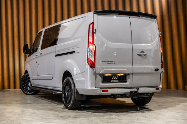 Ford Transit Custom 300 2.0 TDCI 170 PK L2H1 Limited DC | Dubbel cabine | L+R Schuifdeur | ACC | Elek stoelen | CarPlay | Dodehoekdetectie | Navigatie | Stoelverwarming | Lederen bekleding | Orig. NL Auto | Nieuwe APK | NAP Logisch