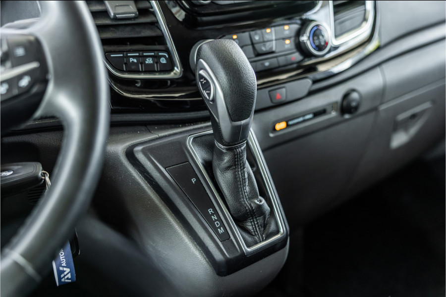 Ford Transit Custom 300 2.0 TDCI 170 PK L2H1 Limited DC | Dubbel cabine | L+R Schuifdeur | ACC | Elek stoelen | CarPlay | Dodehoekdetectie | Navigatie | Stoelverwarming | Lederen bekleding | Orig. NL Auto | Nieuwe APK | NAP Logisch