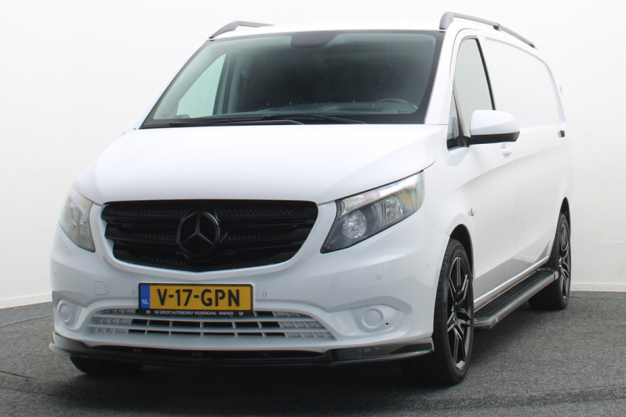 Mercedes-Benz Vito 116 CDI Extra Lang Automaat 3-Zits, Airco, Navigatie, Camera, Apple CarPlay, Cruise, Achterdeuren 270°