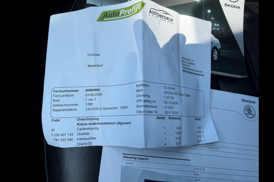 Škoda Octavia Combi 1.0 TSI Greentech Style Business | Lederbekleding + Canton + Automaat Nu € 8.975,-!!!