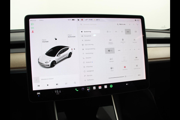 Tesla Model 3 Long Range AWD 75 kWh Navigatie Panorama dak 360 camera Parkeersensoren Stoelverwarming 19" lichtmetalen velgen Ledverlichting Leder Climate Control