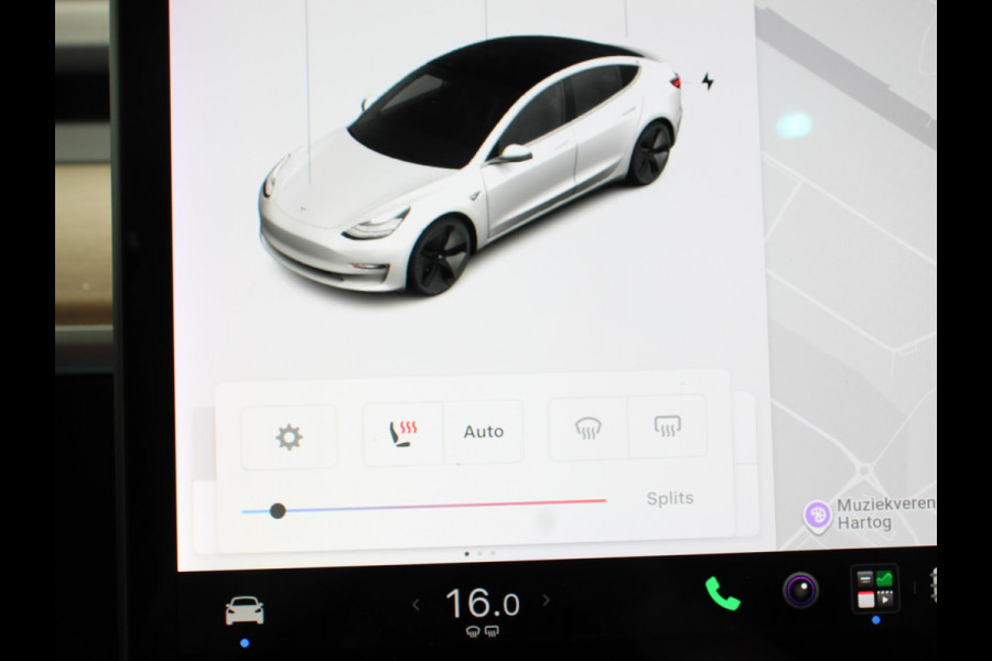 Tesla Model 3 Long Range AWD 75 kWh Navigatie Panorama dak 360 camera Parkeersensoren Stoelverwarming 19" lichtmetalen velgen Ledverlichting Leder Climate Control