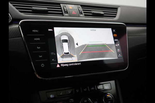 Škoda Superb Combi 1.4 TSI iV Sportline Business PHEV 218pk Dealer O.H. | Trekhaak Af Fabriek | Panodak | Adaptive Cruise | Canton Audio | 360 Camera | Alcantara Sportstoelen Memory & Verwarmd | Sfeerverlichting | Blis | Keyless | Plug In Hybrid |