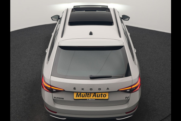 Škoda Superb Combi 1.4 TSI iV Sportline Business PHEV 218pk Dealer O.H. | Trekhaak Af Fabriek | Panodak | Adaptive Cruise | Canton Audio | 360 Camera | Alcantara Sportstoelen Memory & Verwarmd | Sfeerverlichting | Blis | Keyless | Plug In Hybrid |