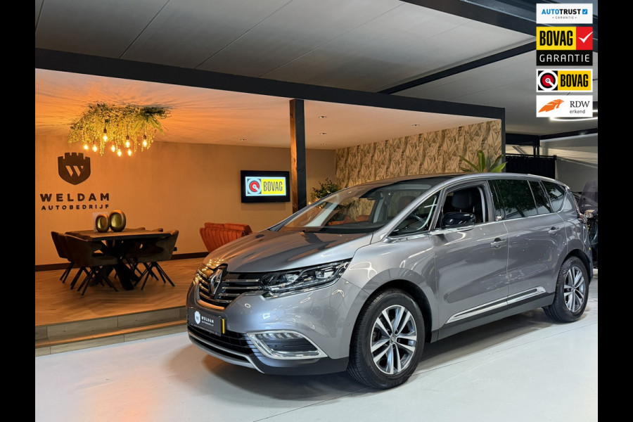 Renault Espace 1.8 TCe Initiale Paris 7P.|Trekhaak|Pano|Carplay|Head-Up|Adaptieve Cruise|Camera|Lane Assist|Leder|Rijklaar