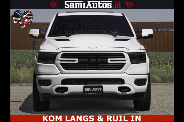 Dodge Ram SPORT V8 5.7 402PK | Krachtige Hemi | Panorama Dak | 12' Scherm Comfortabele Dubbele Cabine met Royale 5 Zitplaatsen | NIEUW EN BPM vrij | Nu Leverbaar uit Voorraad | Nr 2529 - 1277 |