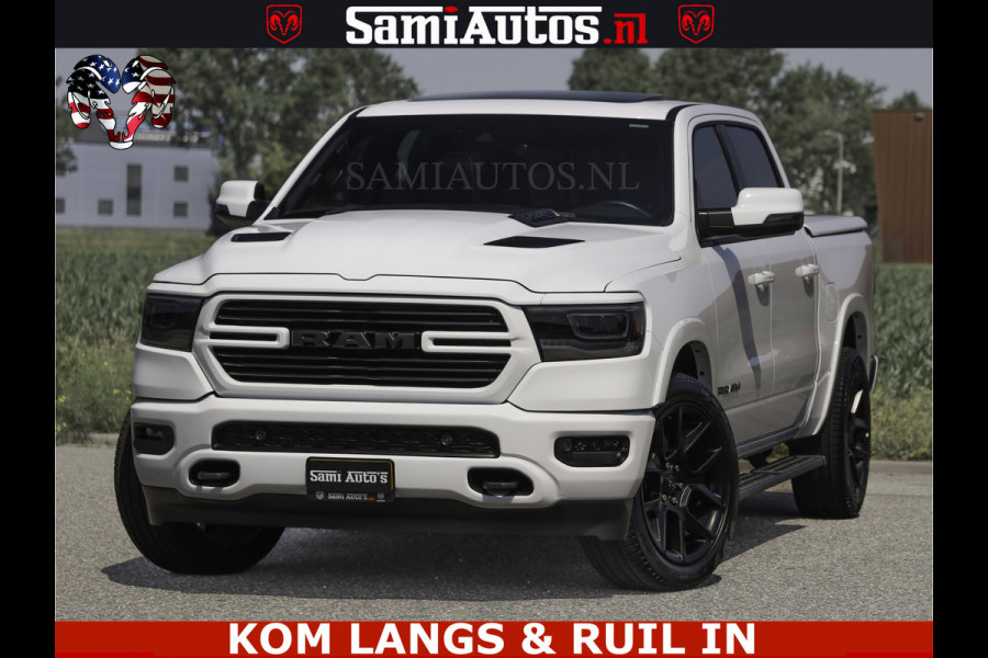 Dodge Ram SPORT V8 5.7 402PK | Krachtige Hemi | Panorama Dak | 12' Scherm Comfortabele Dubbele Cabine met Royale 5 Zitplaatsen | NIEUW EN BPM vrij | Nu Leverbaar uit Voorraad | Nr 2529 - 1277 |