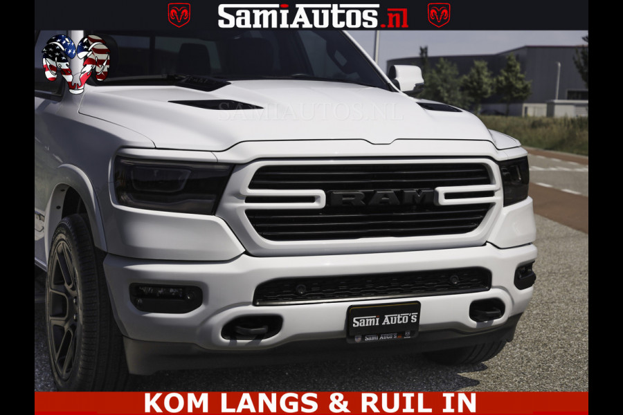 Dodge Ram SPORT V8 5.7 402PK | Krachtige Hemi | Panorama Dak | 12' Scherm Comfortabele Dubbele Cabine met Royale 5 Zitplaatsen | NIEUW EN BPM vrij | Nu Leverbaar uit Voorraad | Nr 2529 - 1277 |