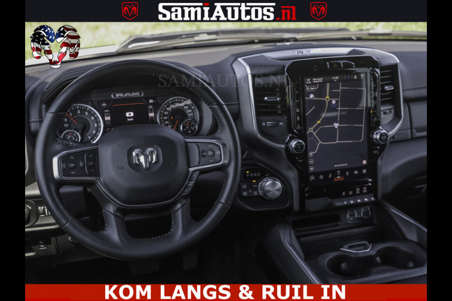 Dodge Ram SPORT V8 5.7 402PK | Krachtige Hemi | Panorama Dak | 12' Scherm Comfortabele Dubbele Cabine met Royale 5 Zitplaatsen | NIEUW EN BPM vrij | Nu Leverbaar uit Voorraad | Nr 2529 - 1277 |