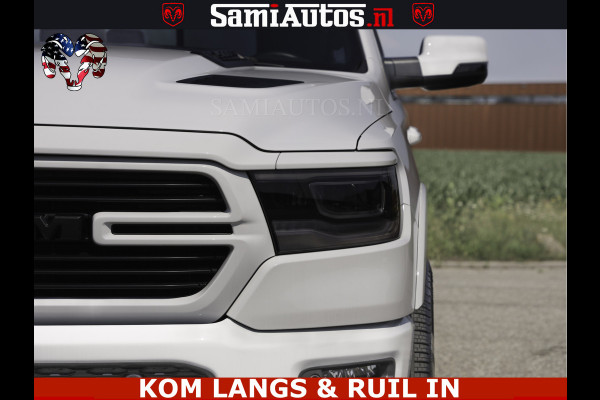 Dodge Ram SPORT V8 5.7 402PK | Krachtige Hemi | Panorama Dak | 12' Scherm Comfortabele Dubbele Cabine met Royale 5 Zitplaatsen | NIEUW EN BPM vrij | Nu Leverbaar uit Voorraad | Nr 2529 - 1277 |