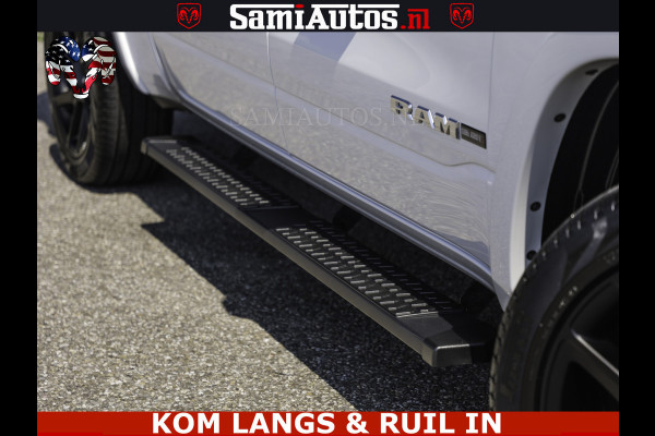Dodge Ram SPORT V8 5.7 402PK | Krachtige Hemi | Panorama Dak | 12' Scherm Comfortabele Dubbele Cabine met Royale 5 Zitplaatsen | NIEUW EN BPM vrij | Nu Leverbaar uit Voorraad | Nr 2529 - 1277 |