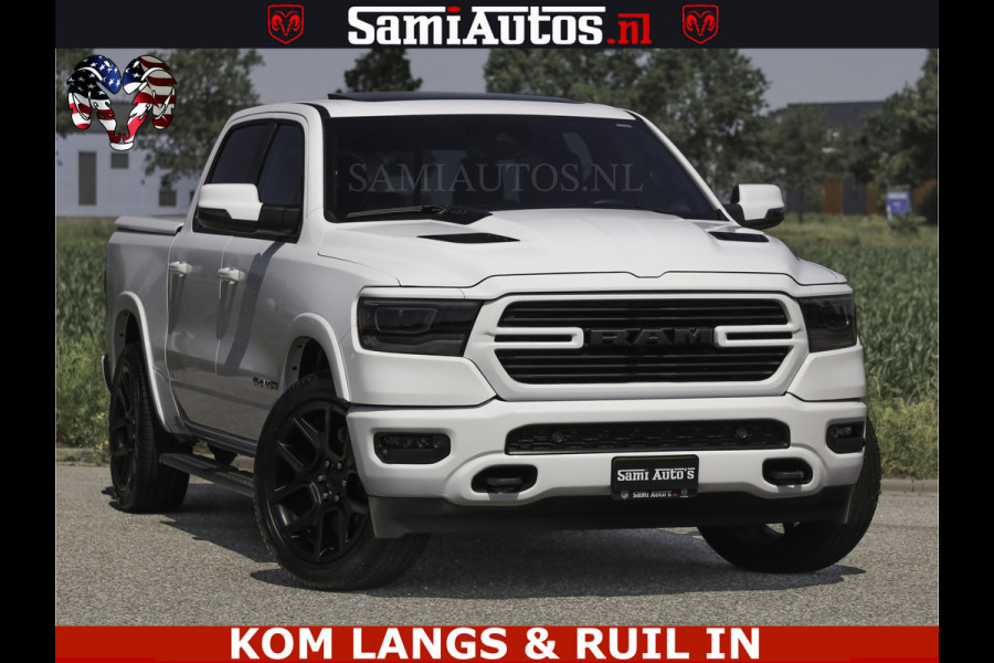 Dodge Ram SPORT V8 5.7 402PK | Krachtige Hemi | Panorama Dak | 12' Scherm Comfortabele Dubbele Cabine met Royale 5 Zitplaatsen | NIEUW EN BPM vrij | Nu Leverbaar uit Voorraad | Nr 2529 - 1277 |