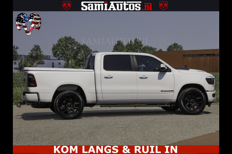 Dodge Ram SPORT V8 5.7 402PK | Krachtige Hemi | Panorama Dak | 12' Scherm Comfortabele Dubbele Cabine met Royale 5 Zitplaatsen | NIEUW EN BPM vrij | Nu Leverbaar uit Voorraad | Nr 2529 - 1277 |
